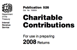 Publication 526 from the IRS