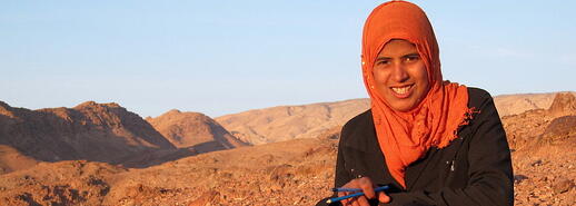 Local girl at Feynan