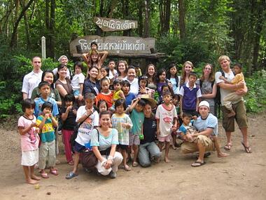 group of volunteers