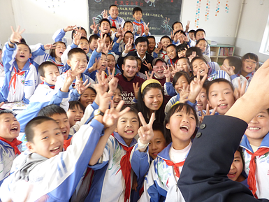 At the end of class in Beijing