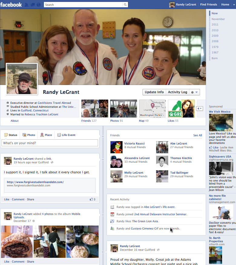 How Facebook's New Timeline Can Help Your Volunteer Abroad Experience