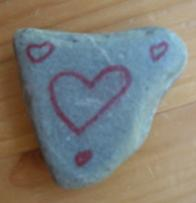 A stone Alex gave to me when she was 9.