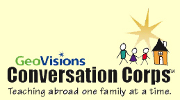 GeoVisions' Conversation Corps logo.