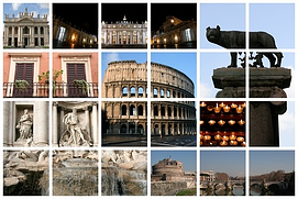 Collage of Rome.