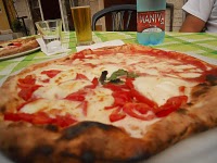 Fresh pizza from Italy.