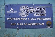 Cusco clinic sign.