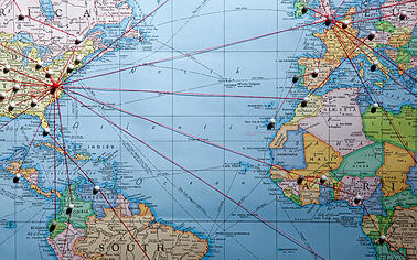 volunteer abroad travel map