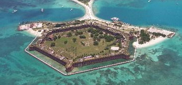 The Dry Tortugas National Park. 