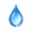 Classic Blue Water Drop