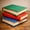 Stack of Books with Colorful Covers at Angles-1