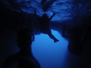 A GeoVisions tutor in Italy traveling around the Blue Cave in Croatia