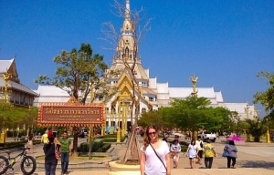A Teach in Thailand teacher in front of the Grand Palace.