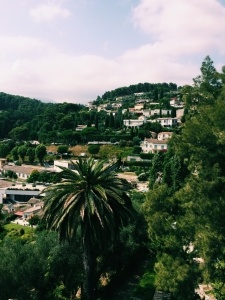 The view from the village in St. Paul de Vence, a small area just outside of Vence (South France) where Kayla spent most of her time as an Au Pair in France